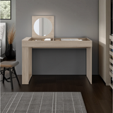 Tocador Maggie Blanco y Cotta 120.3x77cm 0 de Dos Puestos con Espejo y sin Sillas - TOCADORES | Bylmo