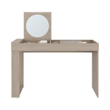 Tocador Maggie Blanco y Cotta 120.3x77cm 0 de Dos Puestos con Espejo y sin Sillas - TOCADORES | Bylmo