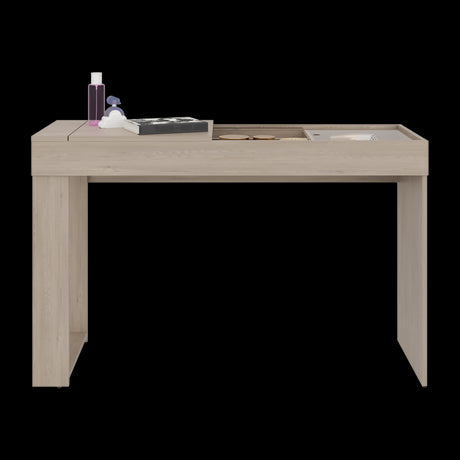 Tocador Maggie Blanco y Cotta 120.3x77cm 0 de Dos Puestos con Espejo y sin Sillas - TOCADORES | Bylmo