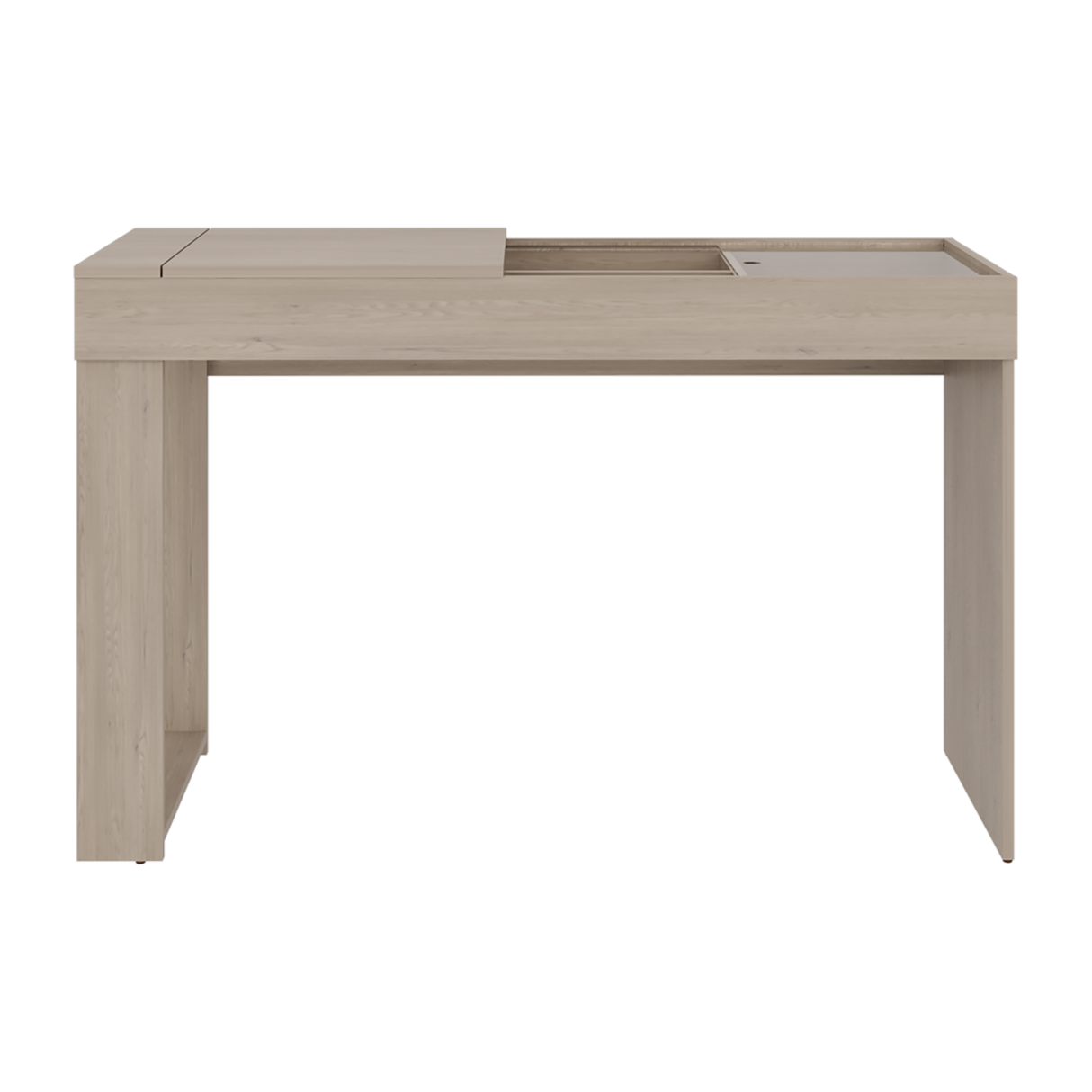 Tocador Maggie Blanco y Cotta 120.3x77cm 0 de Dos Puestos con Espejo y sin Sillas - TOCADORES | Bylmo