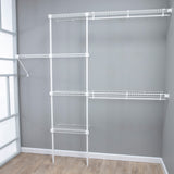 Closet Basic Blanco 250x200cm con Seis Compartimientos y con Colgadero de Ropa - CLOSETS | Bylmo