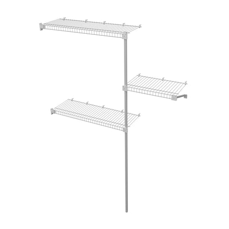 Closet Petit Blanco 140x180cm con Tres Compartimientos - CLOSETS | Bylmo