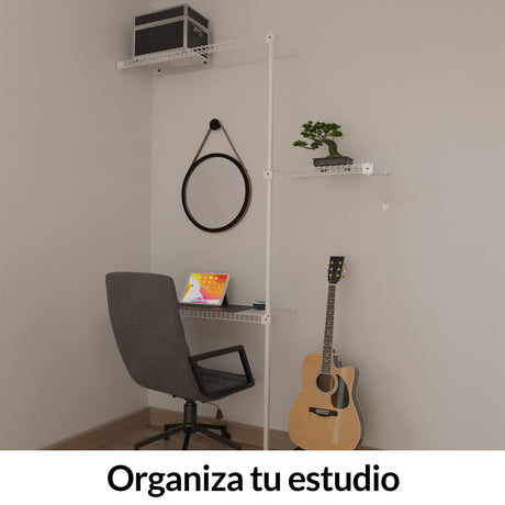 Closet Petit Blanco 140x180cm con Tres Compartimientos - CLOSETS | Bylmo