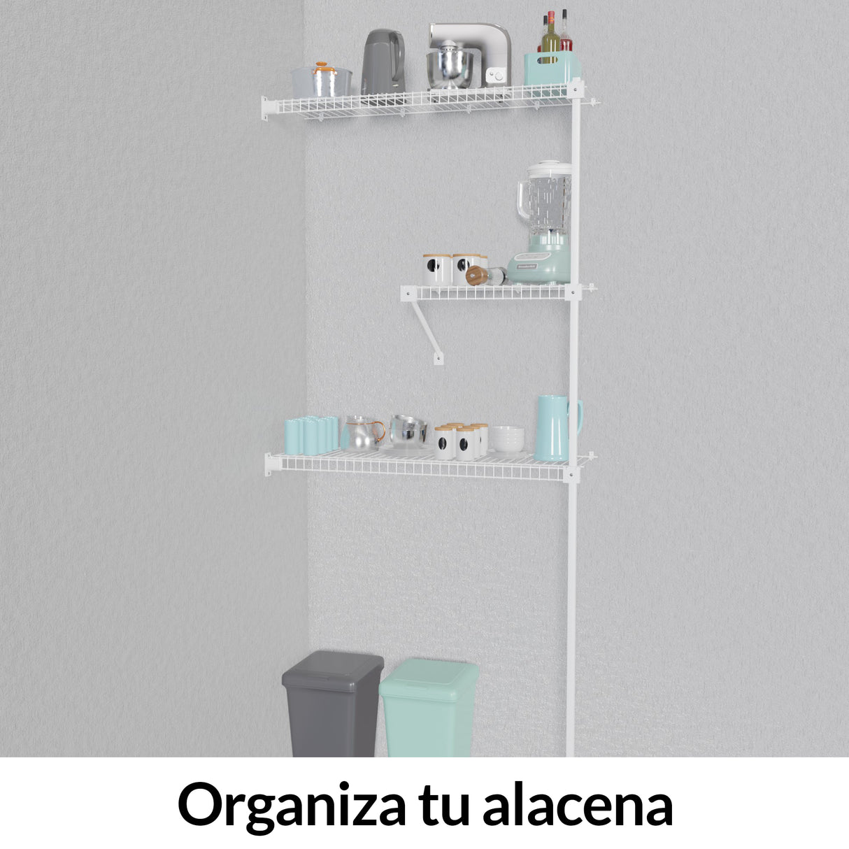 Closet Petit Blanco 140x180cm con Tres Compartimientos - CLOSETS | Bylmo