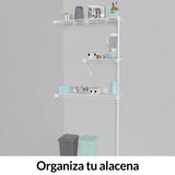 Closet Petit Blanco 140x180cm con Tres Compartimientos - CLOSETS | Bylmo