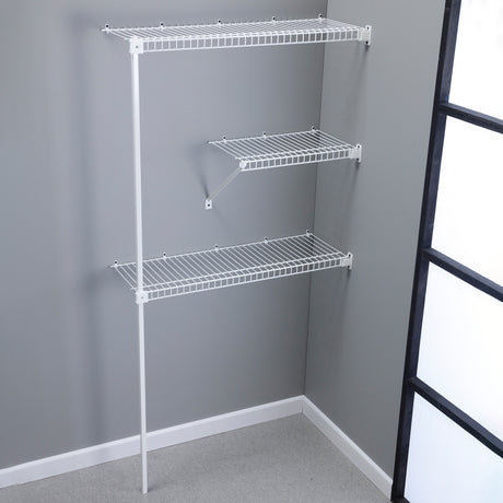 Closet Petit Blanco 140x180cm con Tres Compartimientos - CLOSETS | Bylmo
