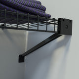Closet Junior Negro 150x200cm con Un Cajón y con Cinco Compartimientos - CLOSETS | Bylmo