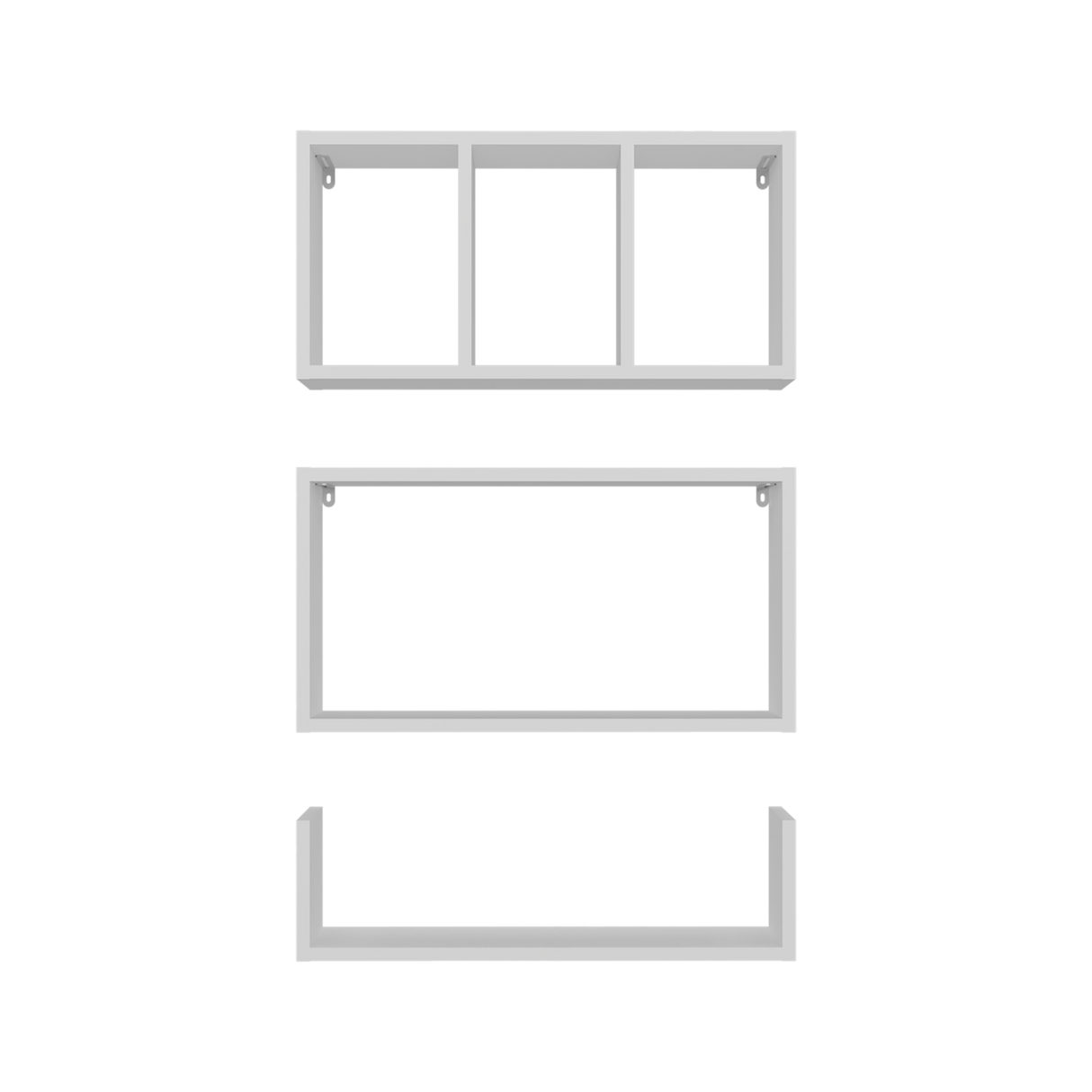 Estanteria Flotante Trego Blanco 56.5x30cm Flotante Rectangular - REPISAS | Bylmo
