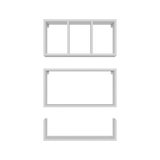 Estanteria Flotante Trego Blanco 56.5x30cm Flotante Rectangular - REPISAS | Bylmo