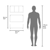 Estanteria Flotante Trego Blanco 56.5x30cm Flotante Rectangular - REPISAS | Bylmo