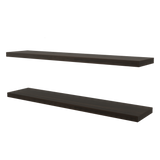 Set de 2 Repisas Habano 120x3.8cm Flotante Rectangular - REPISAS | Bylmo