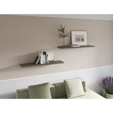 Set de 2 Repisas Olivo 120x3.8cm Flotante Rectangular - REPISAS | Bylmo