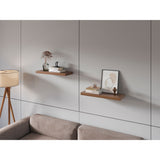 Set de 2 Repisas Caramelo 80x3.8cm Flotante Rectangular - REPISAS | Bylmo