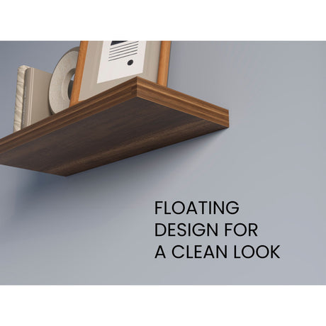 Set de 2 Repisas Caramelo 80x3.8cm Flotante Rectangular - REPISAS | Bylmo