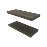 Set de 2 Repisas Olivo 80x3.8cm Flotante Rectangular - REPISAS | Bylmo