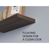 Set de 2 Repisas Siena 80x3.8cm Flotante Rectangular - REPISAS | Bylmo