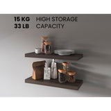 Set de 2 Repisas Siena 80x3.8cm Flotante Rectangular - REPISAS | Bylmo