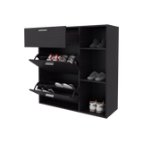 Zapatero Showie Wengue 97.1x100.6cm Horizontal para Doce Pares y de Tres Niveles - ZAPATEROS | Bylmo