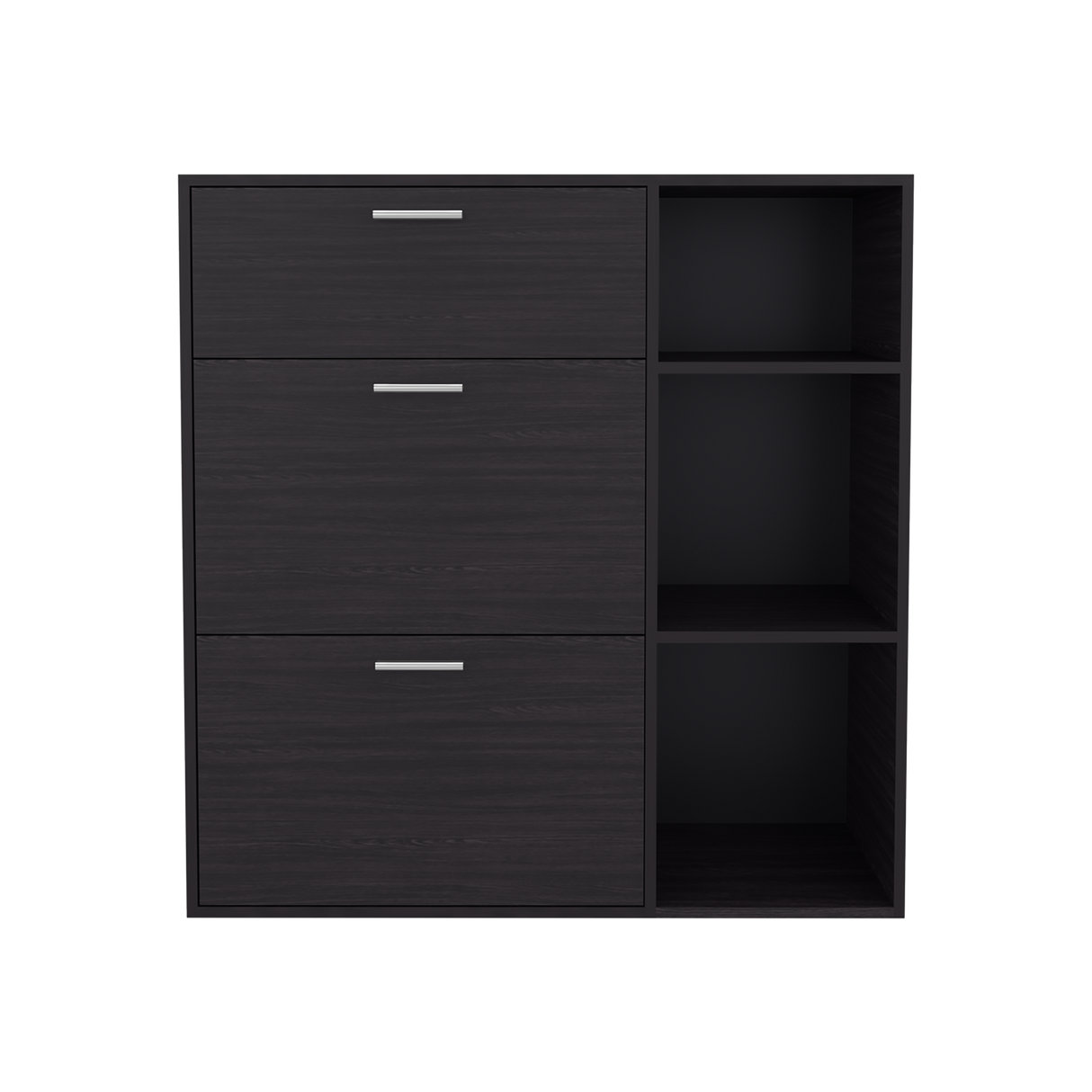 Zapatero Showie Wengue 97.1x100.6cm Horizontal para Doce Pares y de Tres Niveles - ZAPATEROS | Bylmo