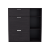 Zapatero Showie Wengue 97.1x100.6cm Horizontal para Doce Pares y de Tres Niveles - ZAPATEROS | Bylmo