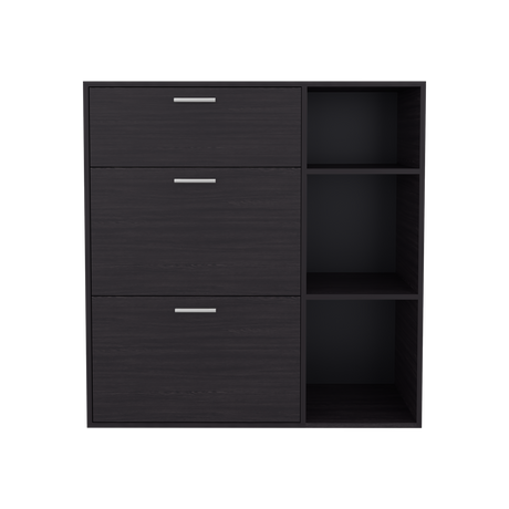 Zapatero Showie Wengue 97.1x100.6cm Horizontal para Doce Pares y de Tres Niveles - ZAPATEROS | Bylmo