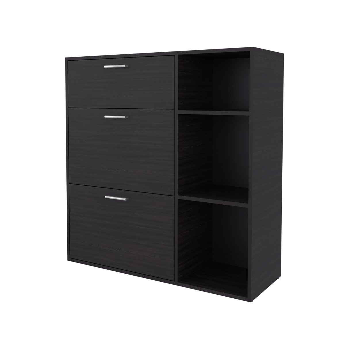 Zapatero Showie Wengue 97.1x100.6cm Horizontal para Doce Pares y de Tres Niveles - ZAPATEROS | Bylmo