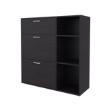 Zapatero Showie Wengue 97.1x100.6cm Horizontal para Doce Pares y de Tres Niveles - ZAPATEROS | Bylmo