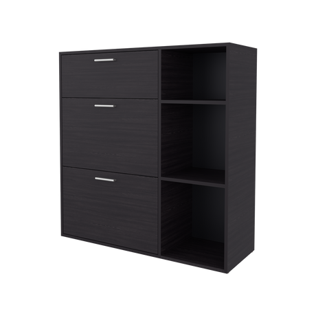 Zapatero Showie Wengue 97.1x100.6cm Horizontal para Doce Pares y de Tres Niveles - ZAPATEROS | Bylmo