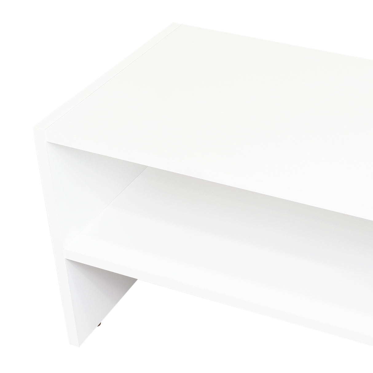 Zapatero Silpa Blanco 71.8x34.9cm Horizontal para Cuatro Pares y de Dos Niveles - ZAPATEROS | Bylmo