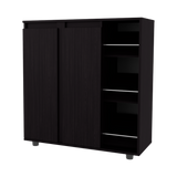 Zapatero Houck Wengue 86.5x91.5cm Horizontal para Nueve Pares y de Tres Niveles - ZAPATEROS | Bylmo