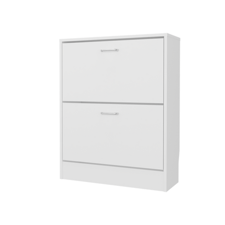 Zapatero Inola Blanco 63x80cm Horizontal para Doce Pares y de Tres Niveles - ZAPATEROS | Bylmo