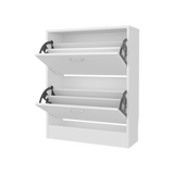 Zapatero Inola Blanco 63x80cm Horizontal para Doce Pares y de Tres Niveles - ZAPATEROS | Bylmo