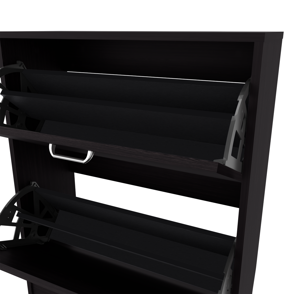 Zapatero Inola Wengue 63x80cm Horizontal para Doce Pares y de Tres Niveles - ZAPATEROS | Bylmo