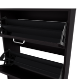 Zapatero Inola Wengue 63x80cm Horizontal para Doce Pares y de Tres Niveles - ZAPATEROS | Bylmo