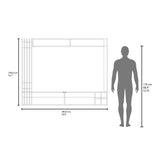 Centro de Entretenimiento Bremmen Wengue y Nogal 180x140cm para TV Hasta 55 Pulgadas con Seis Compartimientos - MUEBLES DE TV | Bylmo