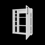 Organizador de Papel Higiénico Meller Blanco 60x74.1cm con Tres Entrepaños - OTROS MUEBLES PARA BANHO | Bylmo