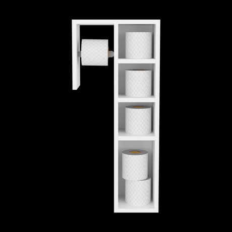 Organizador de Papel Higiénico Toilet Blanco 31.3x70.5cm con Tres Entrepaños - OTROS MUEBLES PARA BANHO | Bylmo
