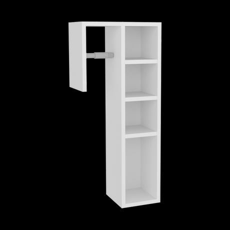 Organizador de Papel Higiénico Toilet Blanco 31.3x70.5cm con Tres Entrepaños - OTROS MUEBLES PARA BANHO | Bylmo