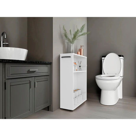 Estanteria para Baño Wiley Blanco 55x80.8cm con Dos Entrepaños - OTROS MUEBLES PARA BANHO | Bylmo