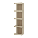 Toallero de Pared Flotante Arlington Fresno Europeo 20x79cm con Cuatro Entrepaños - OTROS MUEBLES PARA BANHO | Bylmo