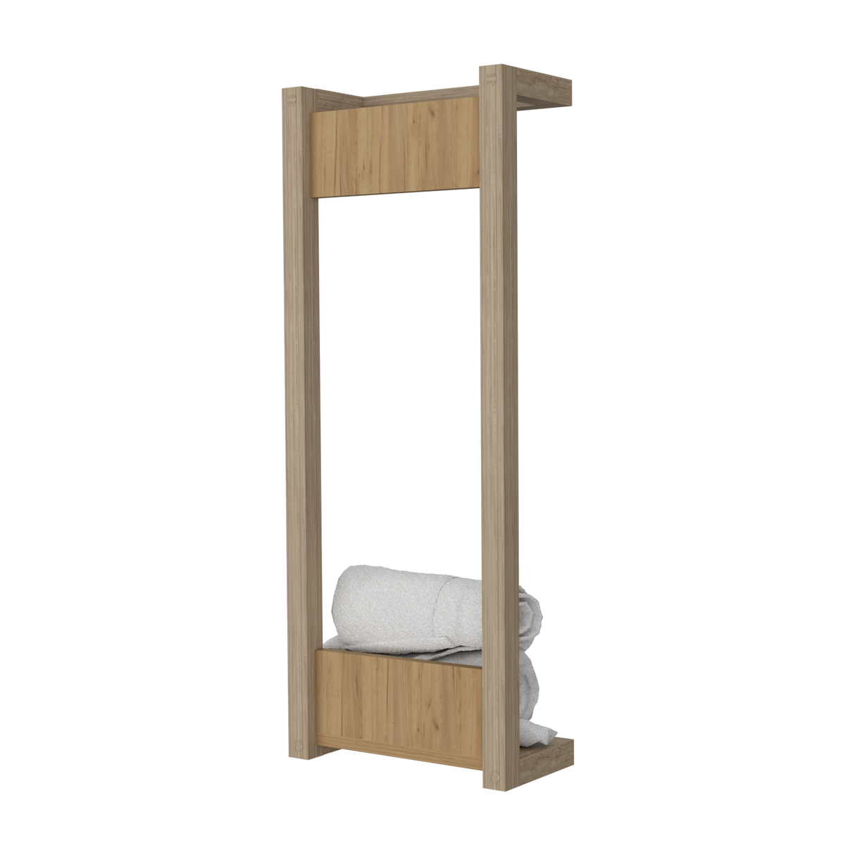Toallero de Pared Arlington Fresno 31x80cm con Un Entrepaño - OTROS MUEBLES PARA BANHO | Bylmo