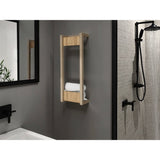 Toallero de Pared Arlington Fresno 31x80cm con Un Entrepaño - OTROS MUEBLES PARA BANHO | Bylmo