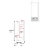 Toallero de Pared Arlington Fresno 31x80cm con Un Entrepaño - OTROS MUEBLES PARA BANHO | Bylmo