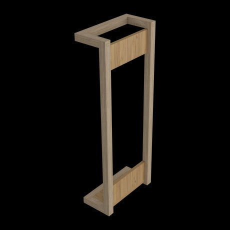 Toallero de Pared Arlington Fresno 31x80cm con Un Entrepaño - OTROS MUEBLES PARA BANHO | Bylmo