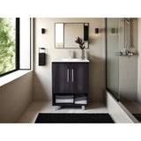 Mueble para Lavamanos Conrad Wengue 60x84cm Individual con Lavamanos - MUEBLES PARA LAVAMANOS | Bylmo