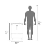 Mueble para Lavamanos Conrad Wengue 60x84cm Individual con Lavamanos - MUEBLES PARA LAVAMANOS | Bylmo