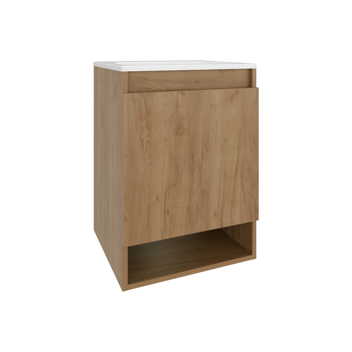 Mueble para Lavamanos Flotante Nissi Fresno Europeo 44.8x63cm Individual con Lavamanos - MUEBLES PARA LAVAMANOS | Bylmo