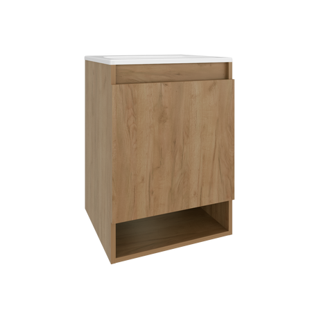 Mueble para Lavamanos Flotante Nissi Fresno Europeo 44.8x63cm Individual con Lavamanos - MUEBLES PARA LAVAMANOS | Bylmo