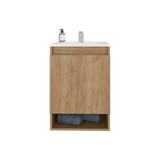 Mueble para Lavamanos Flotante Nissi Fresno Europeo 44.8x63cm Individual con Lavamanos - MUEBLES PARA LAVAMANOS | Bylmo