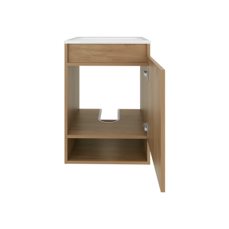 Mueble para Lavamanos Flotante Nissi Fresno Europeo 44.8x63cm Individual con Lavamanos - MUEBLES PARA LAVAMANOS | Bylmo